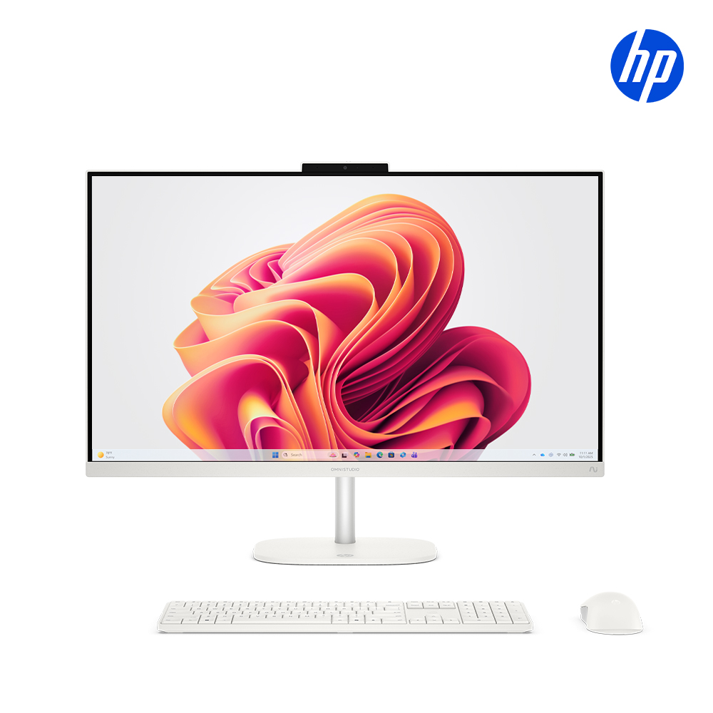 최종116만/3년워런티/HP 옴니스튜디오 27-cu0006kr 코어5-120U/8GB/512GB/윈도우11 올인원 일체형 PC 컴퓨터 본체