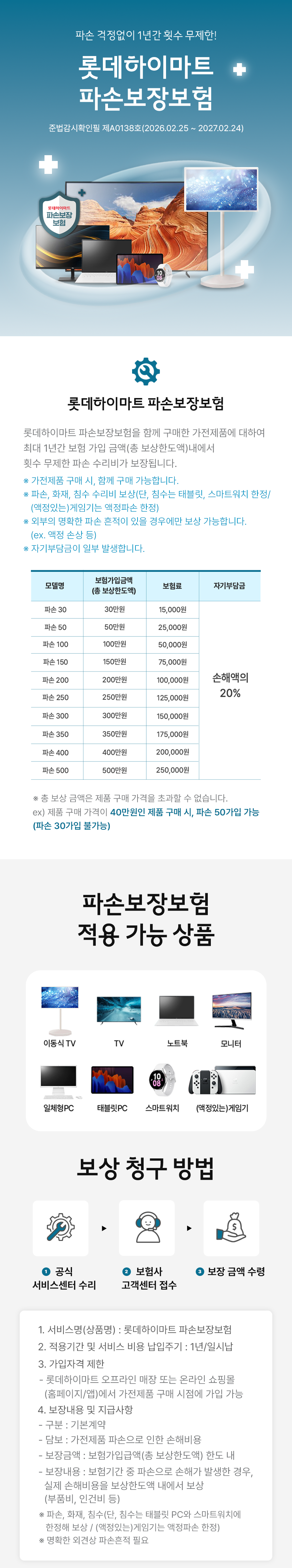 롯데하이마트 파손보장보험_메인이미지