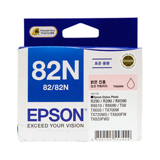 [정품]엡손 컬러잉크[T0826N][밝은빨강][590매/호환기종:SP-R290 / R390 / RX590 / RX610 / RX690 /TX700W / TX800FW]