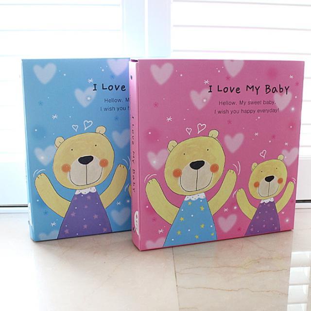 베이비 40매 바인더 앨범 블루