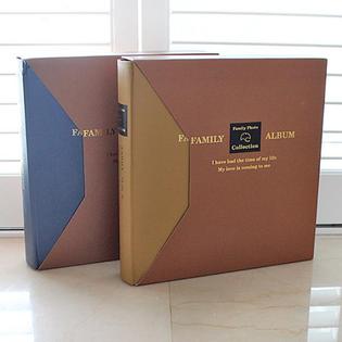 Family 52매 양장 앨범 블루