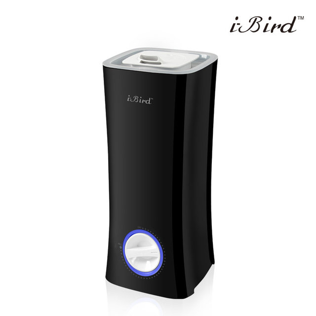 기계식 통세척 듀얼 초음파 가습기 I-H200A 블랙 [2.5L / 레버식조절 / 무드램프]