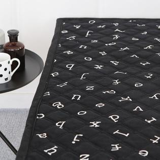 알파벳 극세사 전기요 (소형)