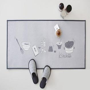 보글보글 주방매트 (그레이+화이트)