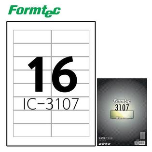 잉크젯 투명 라벨IC-3107 5매입
