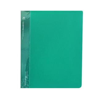 클리어화일 _20P (A4:녹색) 1개
