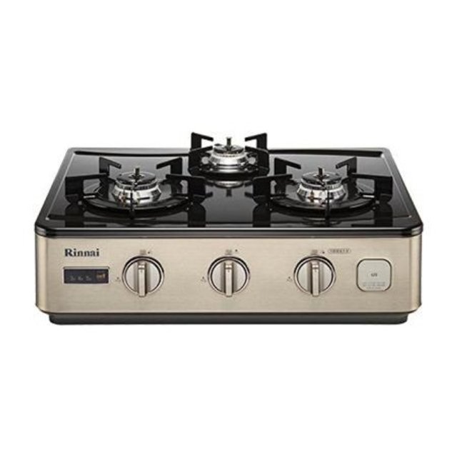 3구 가스레인지 RTR-W3400A [LNG/LPG/간편쿡 기능 / 원터치 자동점화 / 전면 팝업배터리]
