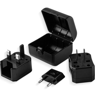 인트래블 케이스 멀티플러그(여행용 아답터/블랙) NO.0307