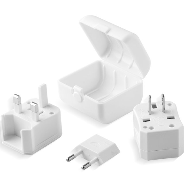 인트래블 케이스 멀티플러그(여행용 아답터/화이트) NO.0307