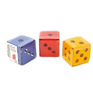 캐릭터 북앤드 주사위형 1조(2개입) 분홍:1개