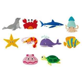 유아 교육자료 바다생물(10종) 1set