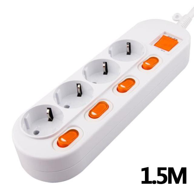 개별 4구 접지 멀티탭 (16A)