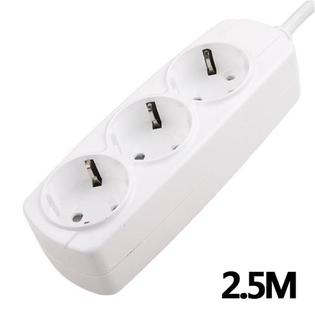 3구 접지 멀티탭 (10A)