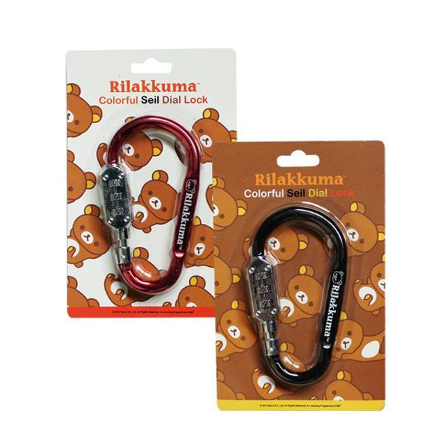 리락쿠마 칼라자일 다이얼 자물쇠 (색상 랜덤발송)