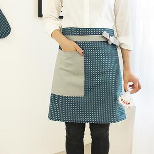 멜튼 허리앞치마 - 네이비