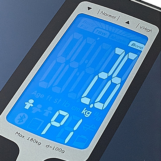 블루투스 체지방 체중계 GBF-1257B (화이트/블랙)