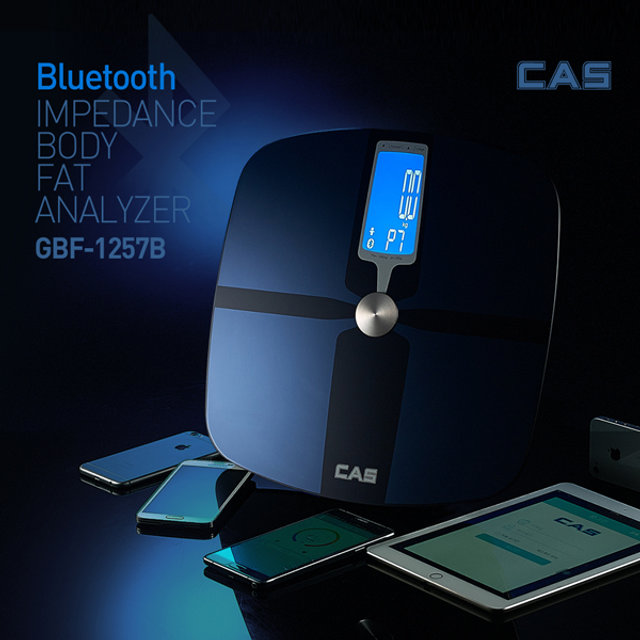 블루투스 체지방 체중계 GBF-1257B (화이트/블랙)