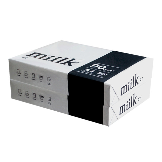 밀크PT A4 복사용지(A4용지) 90g 1000매(500매 2권)