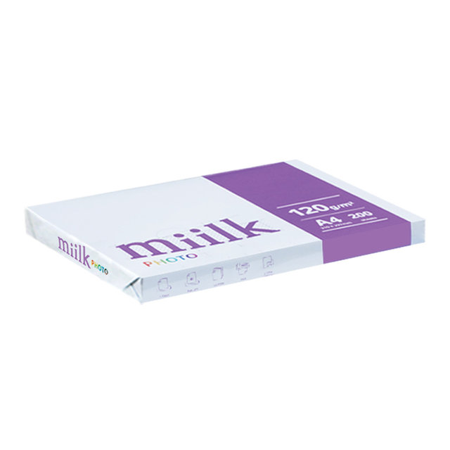 밀크 A4 복사용지(A4용지) 120g 200매 1권