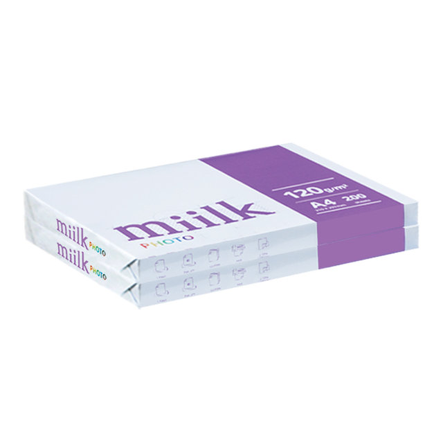 밀크 A4 복사용지(A4용지) 120g 400매(200매 2권)