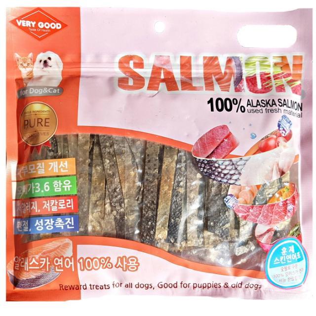 베리굿 연어간식 연어포 300g