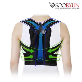 수련케어 프리미엄 백서포트벨트(L사이즈) SR112_L _바른 자세 교정 밴드