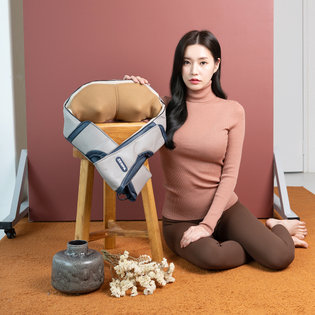 무선형 스마트데이 목 어깨 안마기 마사지기 ZP7037