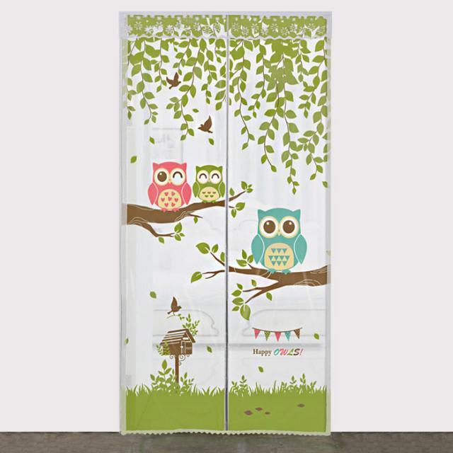 다샵 EVA일체형 방풍 바람막이 행복부엉이 반투명 90x210cm