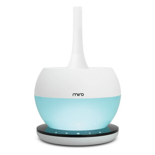 클린팟 완벽세척 초음파 가습기 MIRO-NR08M  [4L / 시간당 500cc / 수면캡 / 무드등]