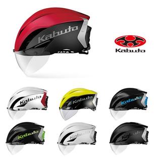 KABUTO AERO-R1 자전거 헬멧 _02_화이트레드(L/XL)