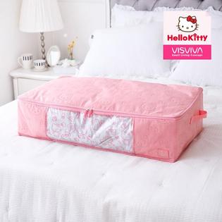 헬로키티 밀크 투명창 이불수납 WIDE
