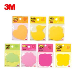 3M 포스트잇 강력접착 SSN D/C 윙크하트