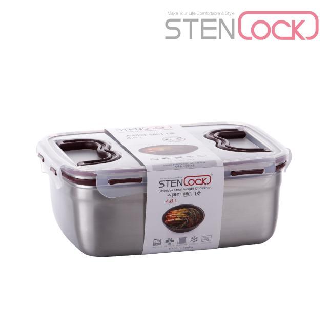 스텐밀폐용기 김치통 클래식 핸디 01호 4,800ml