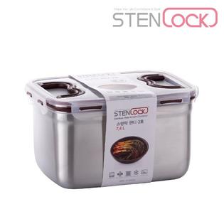 스텐밀폐용기 김치통 클래식 핸디 03호 7,400ml