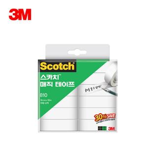 3M 스카치 매직 테이프 1인치 810R-3 12x18