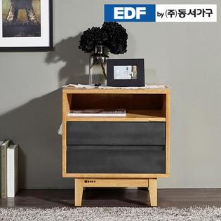 XXXXXX판매종료XXXXXX에리 고무나무 원목 협탁(높은형) DFF369FG _그레이