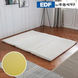 XXXXXX판매종료XXXXXXHR폼 3단 접이식 토퍼 매트리스 Q퀸 DF637088 _아이보리