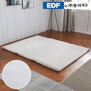 XXXXXX판매종료XXXXXX견면 3단 접이식 토퍼 매트리스 Q퀸 DF637091 _네이비