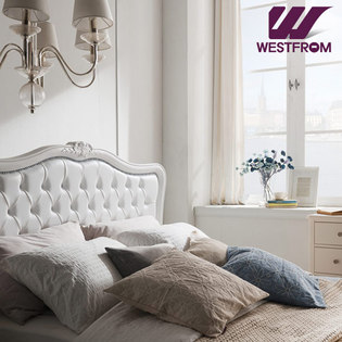 럭셔리앙뜨) 화이트 투매트리스 침대(퀸) / F11 화이트