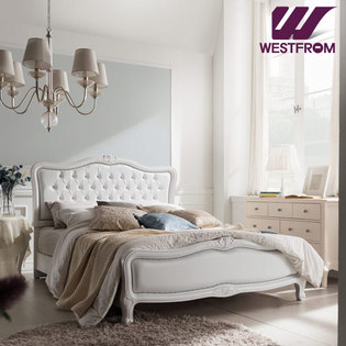 럭셔리앙뜨) 화이트 투매트리스 침대(퀸) / F7 화이트