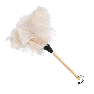 레데커 타조털 먼지떨이_화이트 50CM