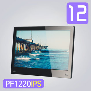 카멜30cm 12 IPS패널 광시야각 디지털액자블랙PF1220IPS