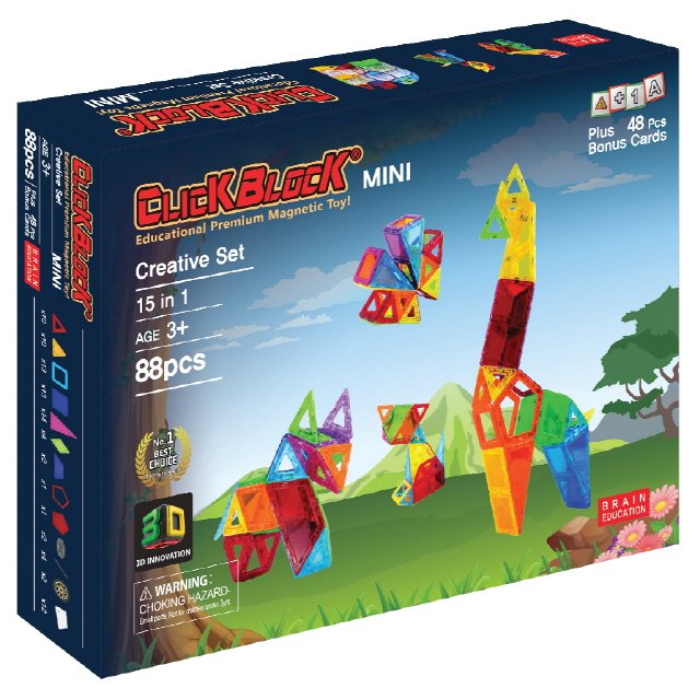 88pcs 맥킨더 자석블럭 미니 - 크리에이티브 세트