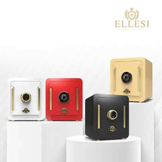 엘르시 ELS-450F 화이트 지문인식 금고