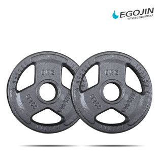 바벨 클럽용 해머원판 5kg 2개(51mm) 올림픽