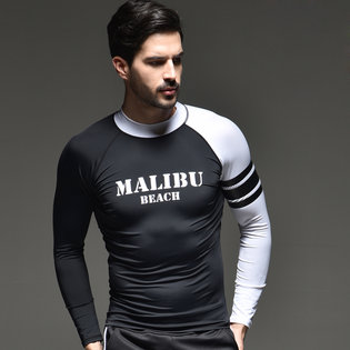 MALIBU 테이프 래쉬가드 L 남성