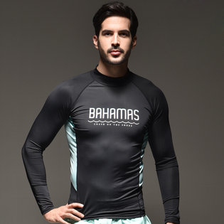 BAHAMAS 오로라 래쉬가드 민트 L 남성