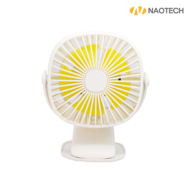 클립형 무드등 선풍기 NAO-D4040F / 화이트