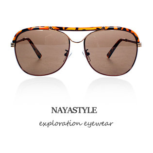 선글라스 미러 메탈 보잉 UV차단 D66_75N14 레오파드