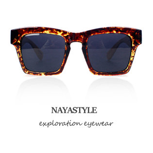 선글라스 미러 메탈 보잉 UV차단 D61_90N88 레오파드아이보리